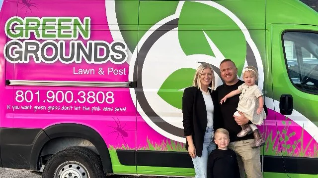 Green Grounds Lawn & Pest owner and family.